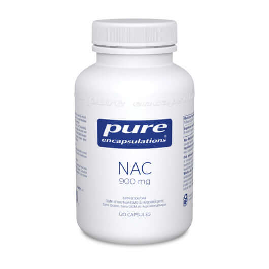 Pure Encapsulations NAC 900 Mg 120 Capsules - Nutrition Plus