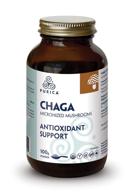 Purica Chaga Powder 100 Grams, Antioxidant Support - Nutrition Plus