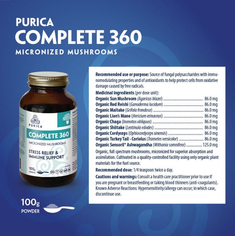Purica Complete 360 100 Grams, Stress Relief & Immune Support - Nutrition Plus