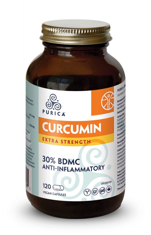 Purica Curcumin Extra Strength 120 Veg Capsules - Nutrition Plus
