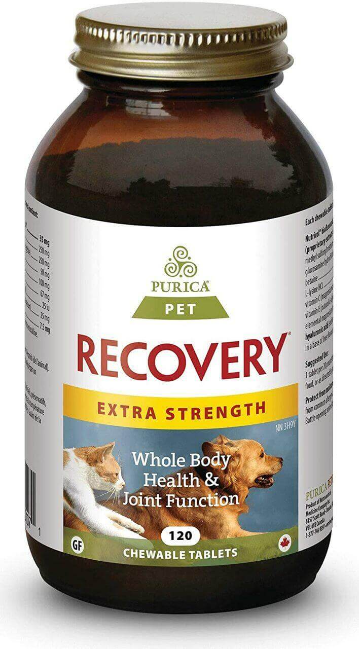 Purica Pet Recovery Extra Strength 120 Chewable Tablets - Small Animals - Nutrition Plus