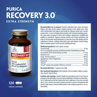 Thumbnail for Purica Recovery 3.0 Extra Strength 120 Veg Capsules - Nutrition Plus