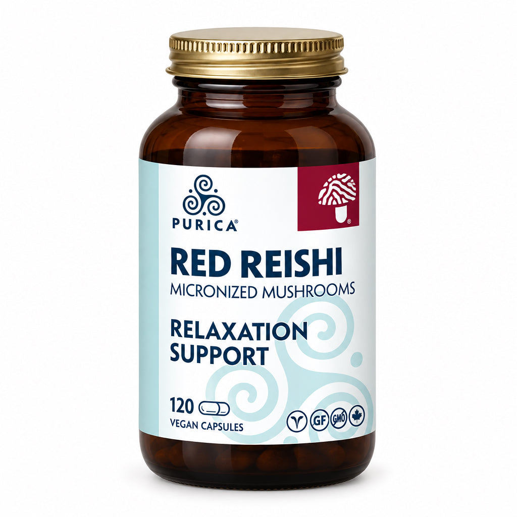Purica Red Reishi Vegan Capsules - Nutrition Plus