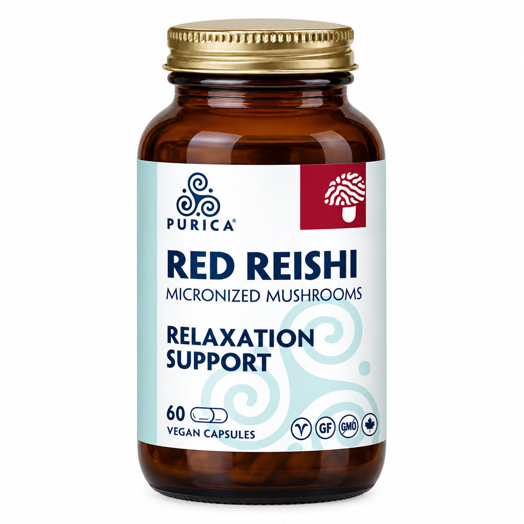 Purica Red Reishi Vegan Capsules - Nutrition Plus