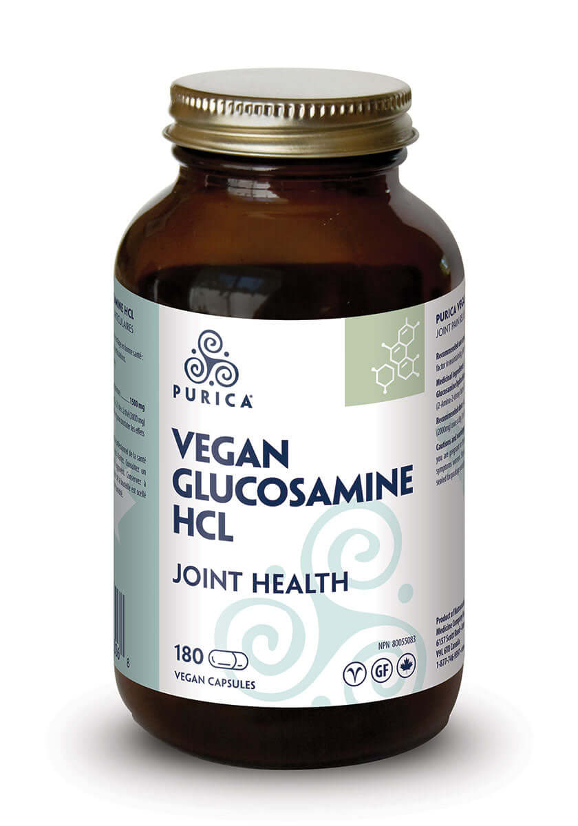 Purica Vegan Glucosamine HCL 180 Vegan Capsules - Nutrition Plus