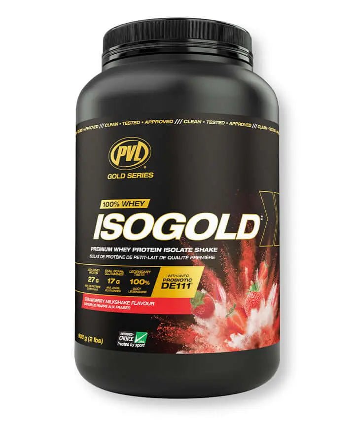 PVL ISO GOLD – Grass Fed - Premium Isolate 100% Whey Protein Powder 2 Lbs - Nutrition Plus