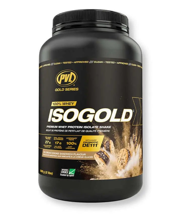 PVL ISO GOLD – Grass Fed - Premium Isolate 100% Whey Protein Powder 2 Lbs - Nutrition Plus