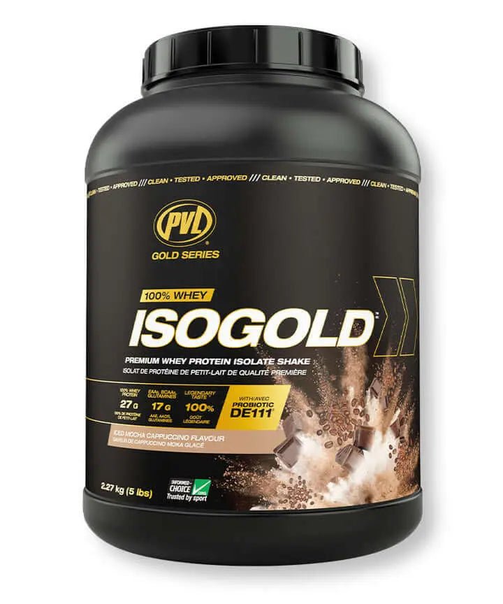 PVL ISO GOLD – Grass Fed - Premium Isolate 100% Whey Protein Powder 5 Lbs - Nutrition Plus