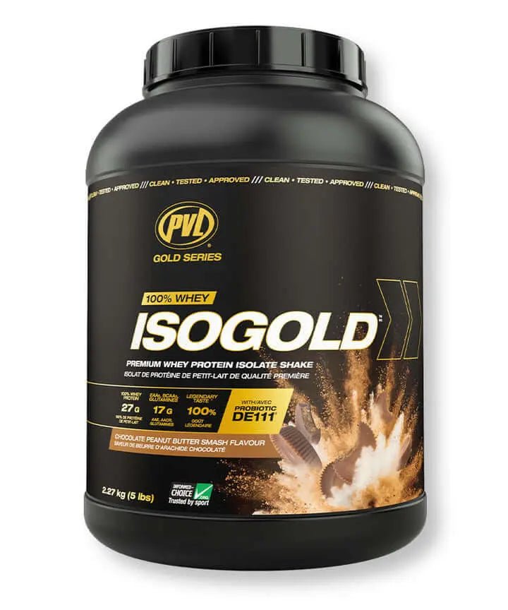 PVL ISO GOLD – Grass Fed - Premium Isolate 100% Whey Protein Powder 5 Lbs - Nutrition Plus