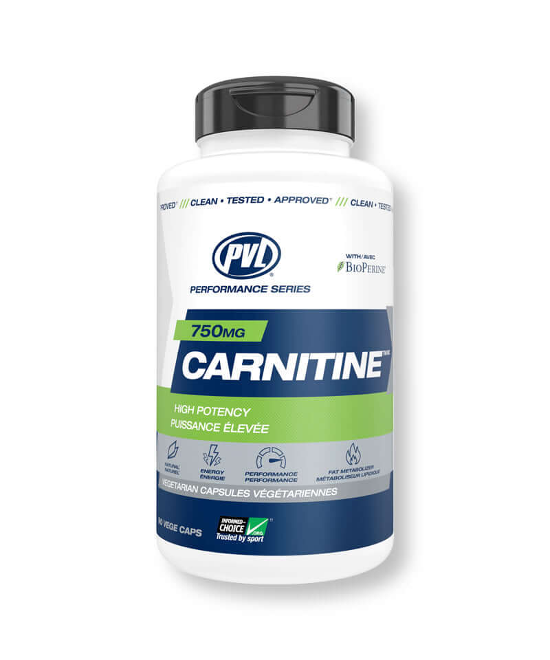 PVL L-Carnitine 750 mg 90 Capsules - Nutrition Plus
