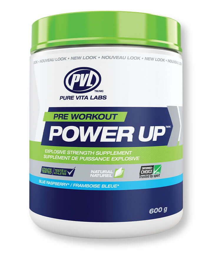 PVL Powder Up 600 Grams Blue Raspberry - Nutrition Plus