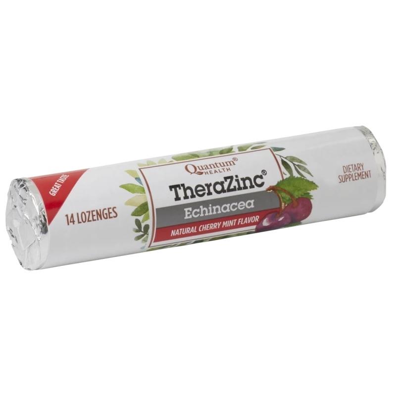 Quantum TheraZinc® Echinacea Lozenges, Cherry-Mint 14 Lozenges - Nutrition Plus