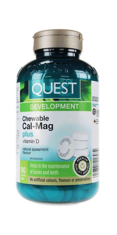 Quest® Cal-Mag Plus 90 Chewable Tablets - Nutrition Plus