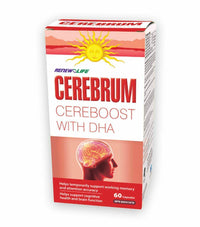 Thumbnail for Renew Life Cerebrum Fish Oil with DHA 60 Softgels - Nutrition Plus