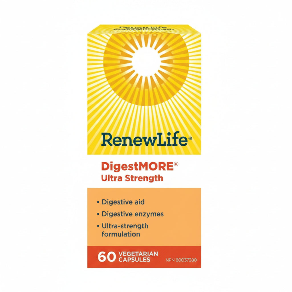 Renew Life Digest More Ultra Strength 60 Veg Capsules - Nutrition Plus