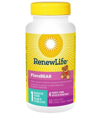 Thumbnail for Renew Life Flora Bear Chewable Tablets - Nutrition Plus