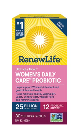 Renew Life Ultimate Flora® Women’s Daily Care™ Probiotic 25 Billion 30 Veg Capsules - Nutrition Plus