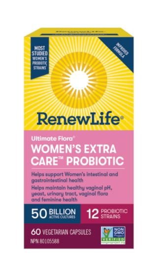 Renew Life Ultimate Flora® Women’s Extra Care™ Probiotic 50 Billion 60 Veg Capsules - Nutrition Plus