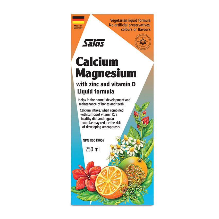 Salus Calcium Magnesium Zinc & Vitamin D 250mL - Nutrition Plus