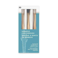 Thumbnail for SD Naturals Natural Bamboo Toothbrush - 3 PK - Nutrition Plus