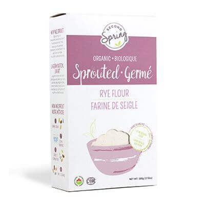 Second Spring Organic Sprouted Rye Flour 500 Grams - Nutrition Plus