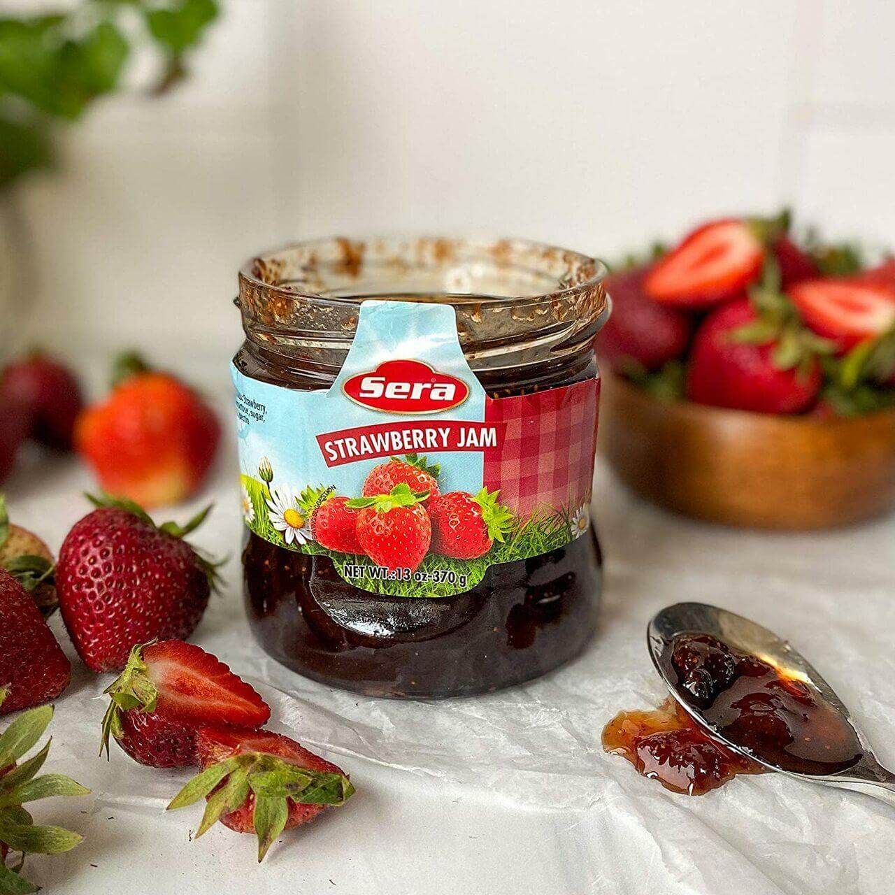 Sera Strawberry Jam 370 Grams - Nutrition Plus