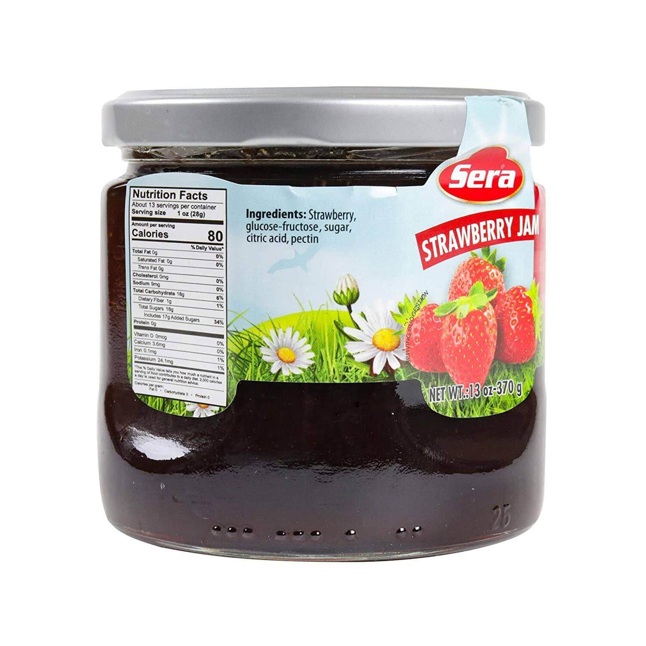 Sera Strawberry Jam 370 Grams - Nutrition Plus