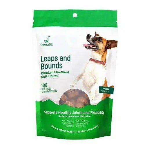 SierraSil Leaps and Bounds 100 Soft Chews - Chicken Flavoured - Nutrition Plus