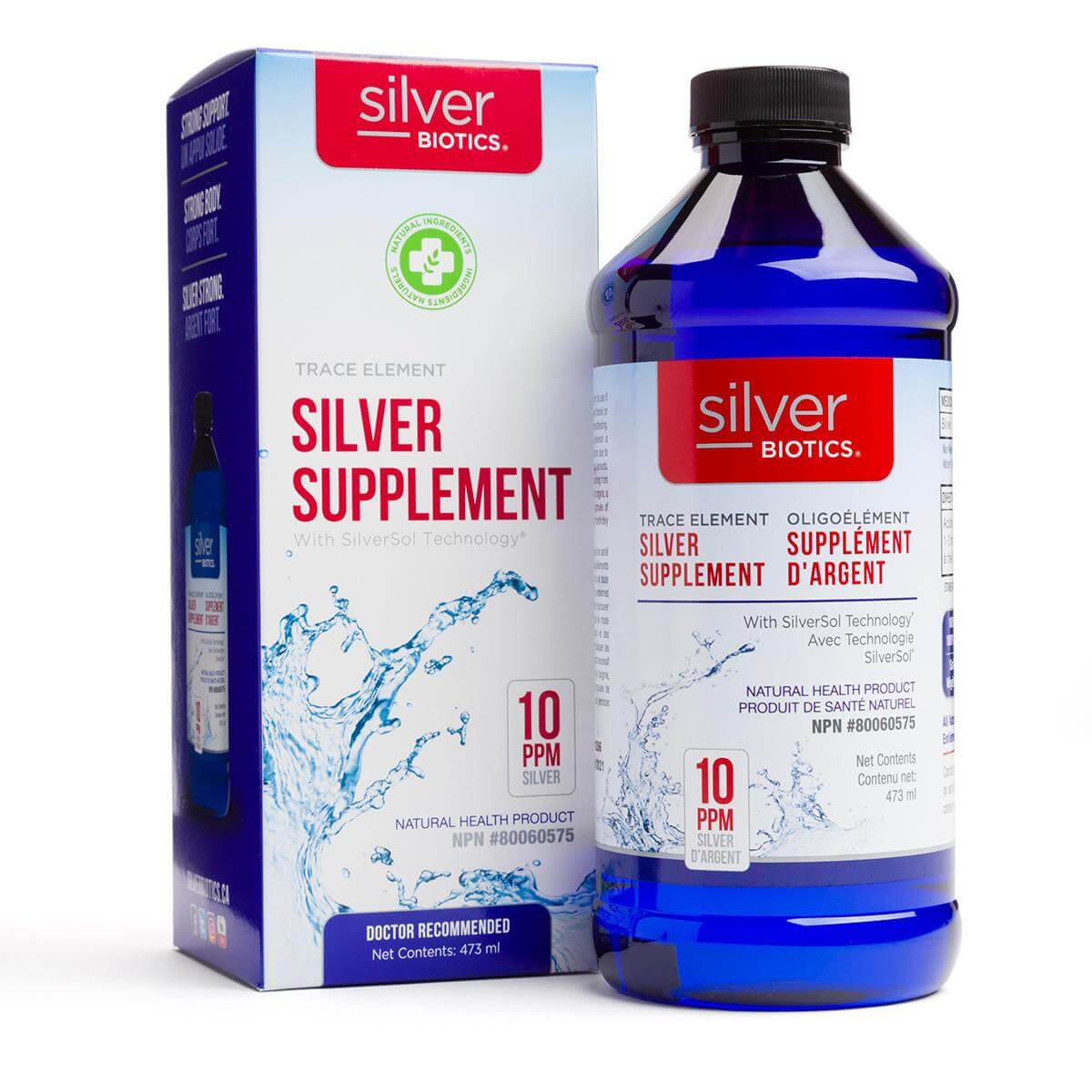 Silver Biotics Silver Supplement 10 ppm Liquid - Nutrition Plus