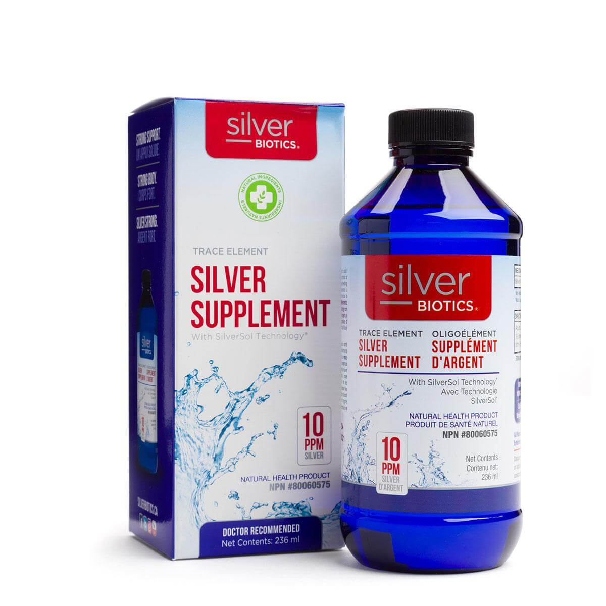 Silver Biotics Silver Supplement 10 ppm Liquid - Nutrition Plus