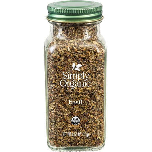 Simply Organic Basil 45 Grams - Nutrition Plus