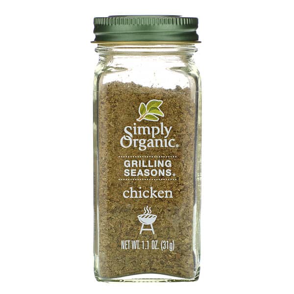 Simply Organic Chicken Grilling Seasons 31 Grams - Nutrition Plus