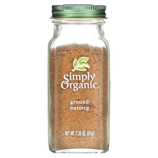 Simply Organic Ground Nutmeg 65 Grams - Nutrition Plus