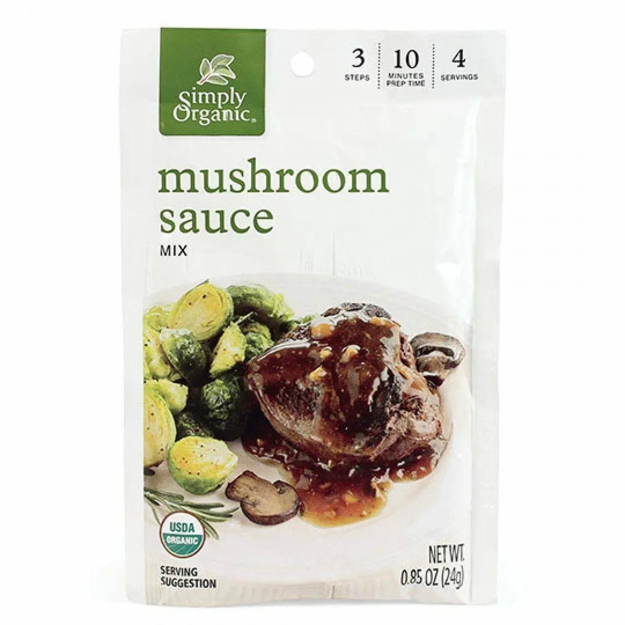 Simply Organic Mushroom Sauce Mix 24 Grams - Nutrition Plus