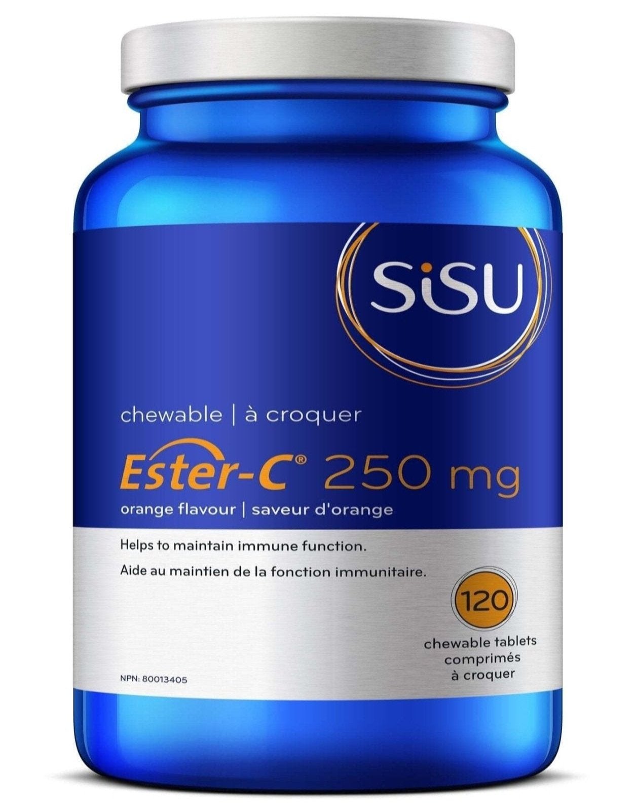 Sisu Ester-C 250 mg 120 Star Chewable Tablets - Nutrition Plus