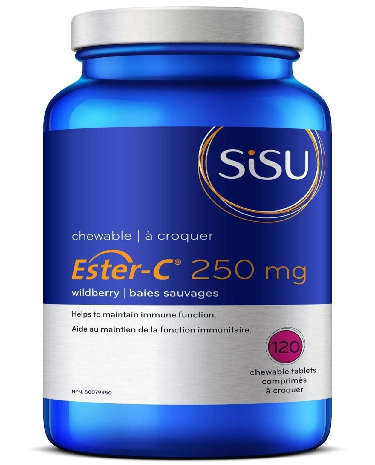 Sisu Ester-C 250 mg 120 Star Chewable Tablets - Nutrition Plus