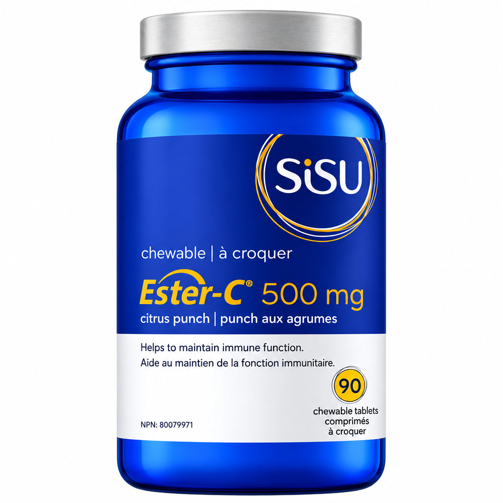 Sisu Ester-C 500 mg 90 Chewable Tablets - Nutrition Plus