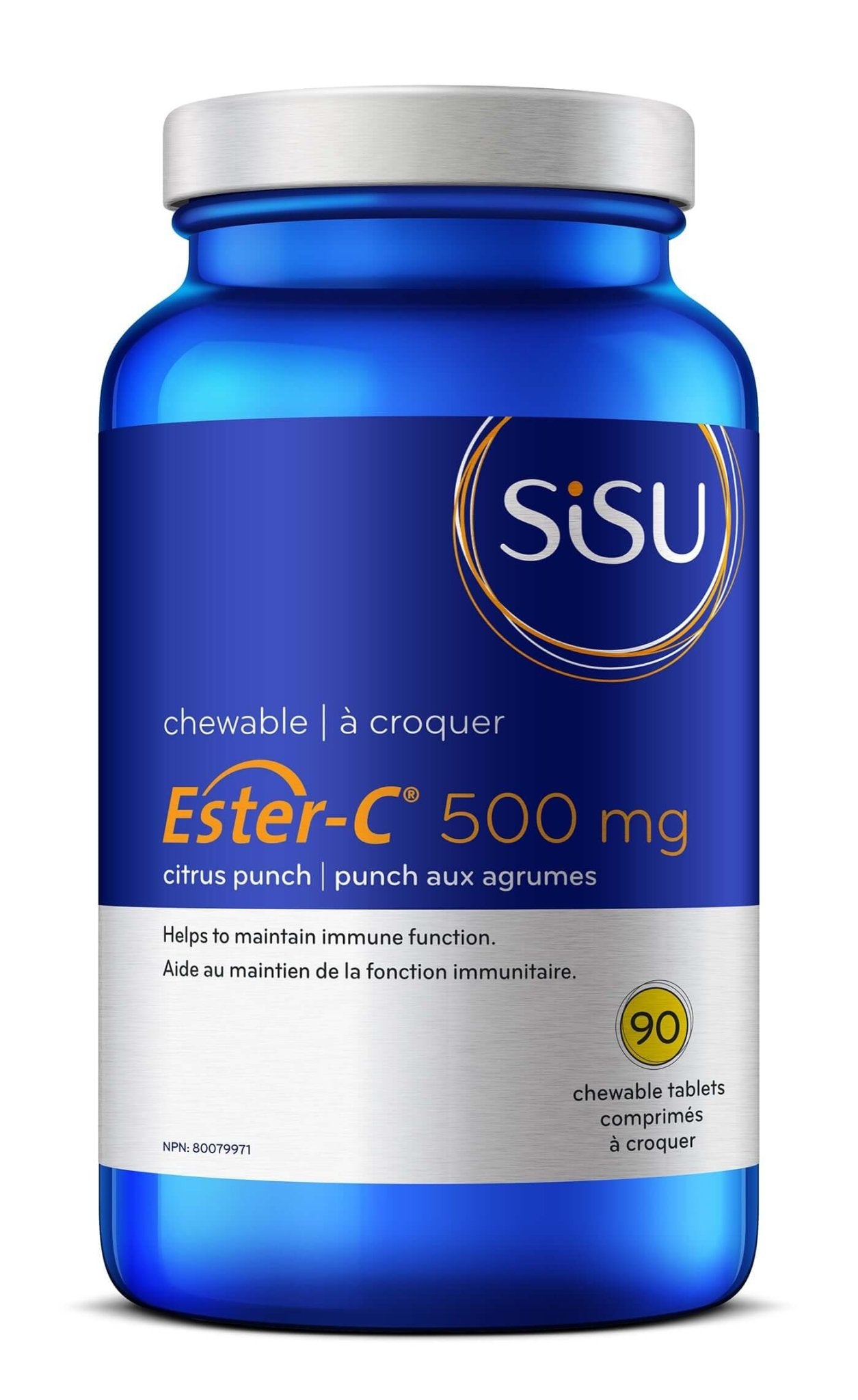 Sisu Ester-C 500 mg 90 Chewable Tablets - Nutrition Plus