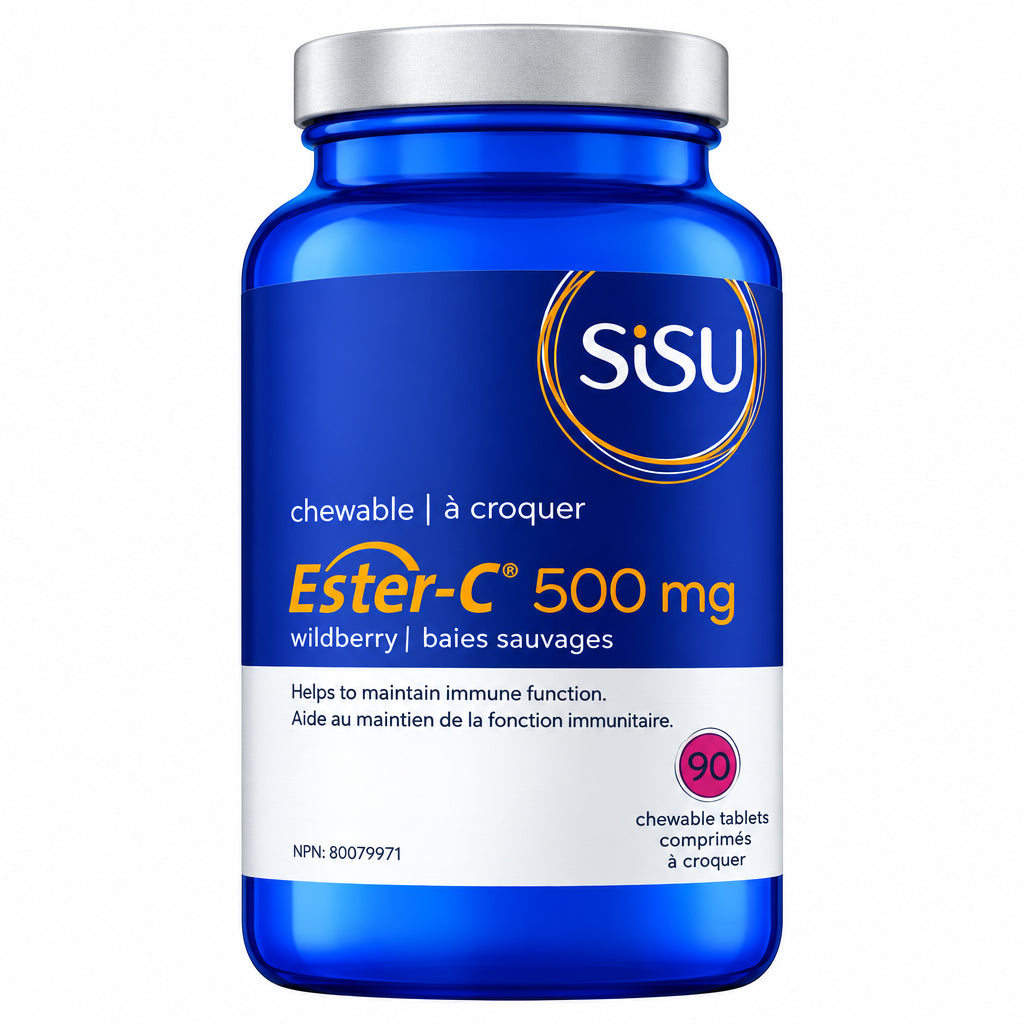 Sisu Ester-C 500 mg 90 Chewable Tablets - Nutrition Plus