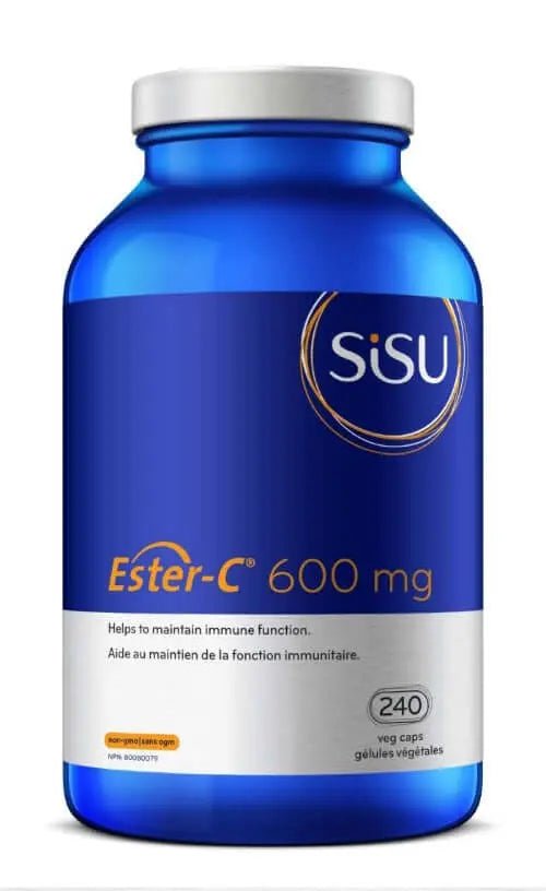 Sisu Ester-C 600 mg Veg Capsules - Nutrition Plus