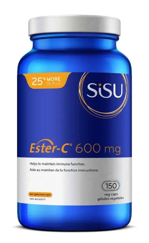 Sisu Ester-C 600 mg Veg Capsules - Nutrition Plus