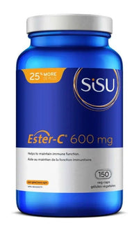 Thumbnail for Sisu Ester-C 600 mg Veg Capsules - Nutrition Plus