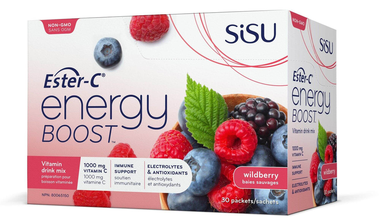 Sisu Ester-C® Energy Boost 30 Packets - Nutrition Plus