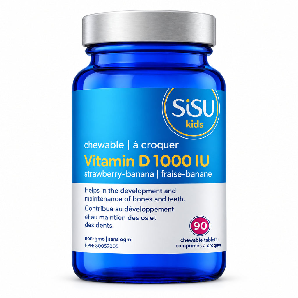 Sisu Kids’ Vitamin D3 90 Chewable Tablets - Nutrition Plus