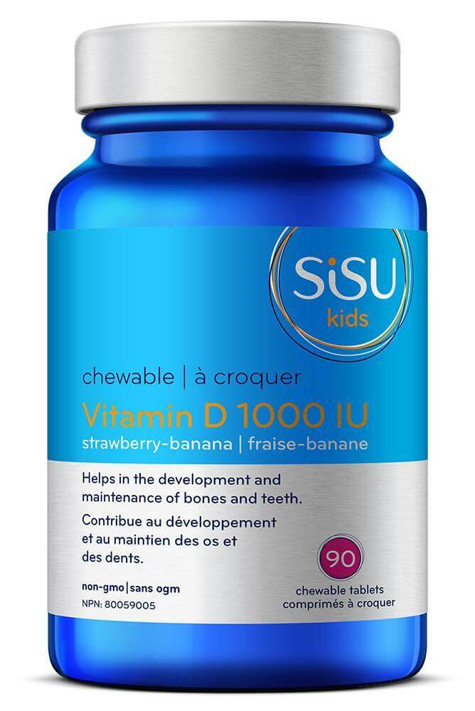Sisu Kids’ Vitamin D3 90 Chewable Tablets - Nutrition Plus