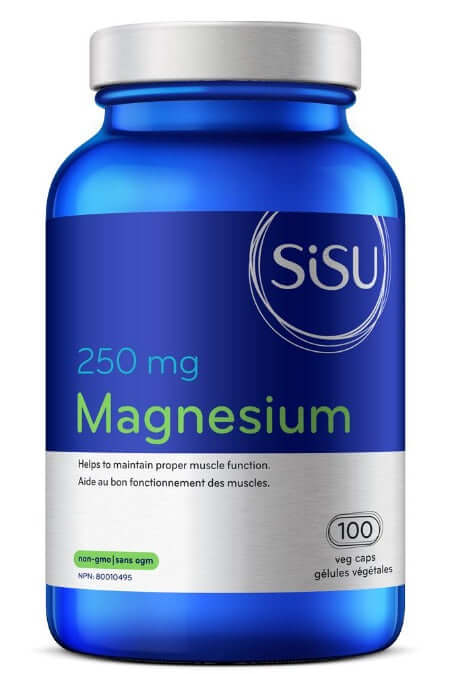 Sisu Magnesium 250mg 100 Veg Capsules - Nutrition Plus