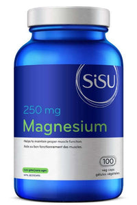 Thumbnail for Sisu Magnesium 250mg 100 Veg Capsules - Nutrition Plus
