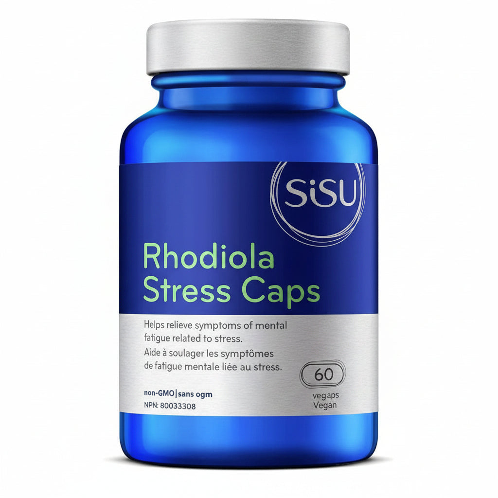 Sisu Rhodiola Stress Caps 60 Vegetarian Capsules - Nutrition Plus