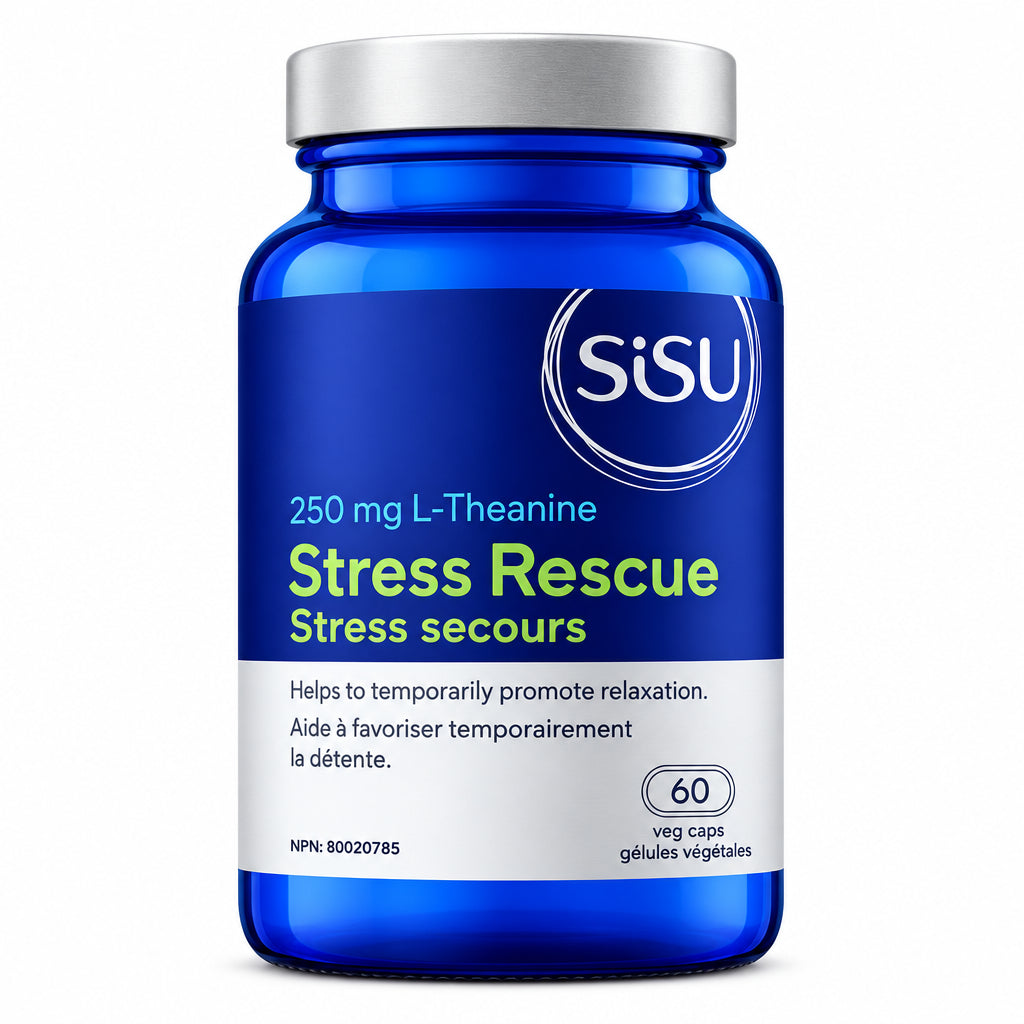 Sisu Stress Rescue 250 mg 60 Vegetarian Capsules - Nutrition Plus