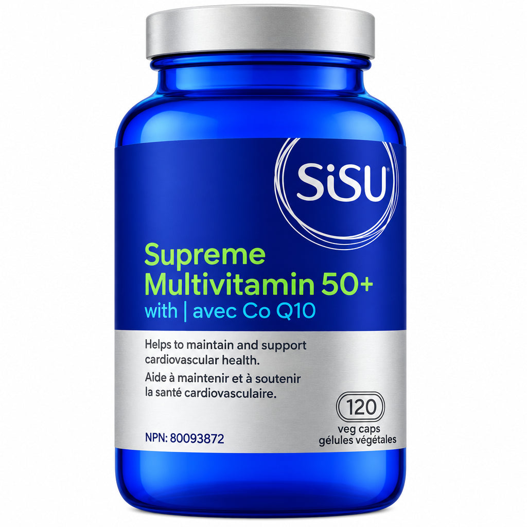 Sisu Supreme Multivitamin 50+, 120 Veg Capsules - Nutrition Plus